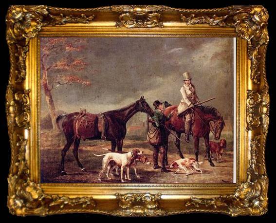 framed  unknow artist Classical hunting fox, Equestrian and Beautiful Horses, 154., ta009-2